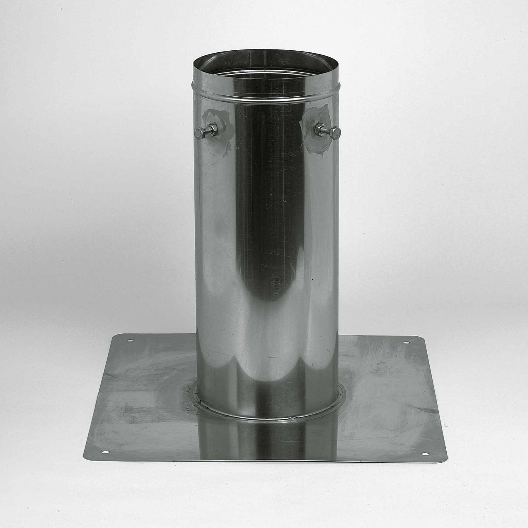 SCHOUWTOPBEVESTIGING VOOR DUBBELWANDIGE INOX BUIS