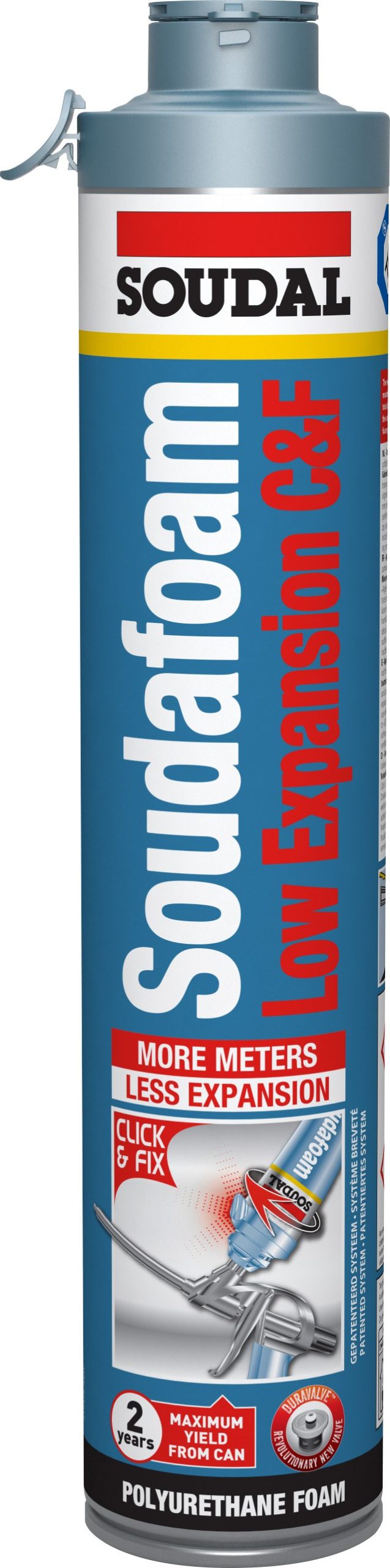 PISTOOLSCHUIM CLICK & FIX LOW EXPANSION 750ml