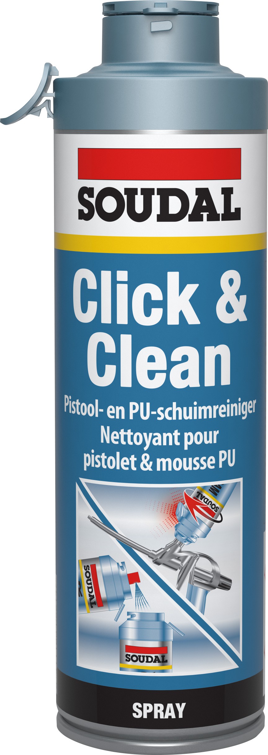 CLEANER VOOR PISTOOL CLICK & FIX 0.50L