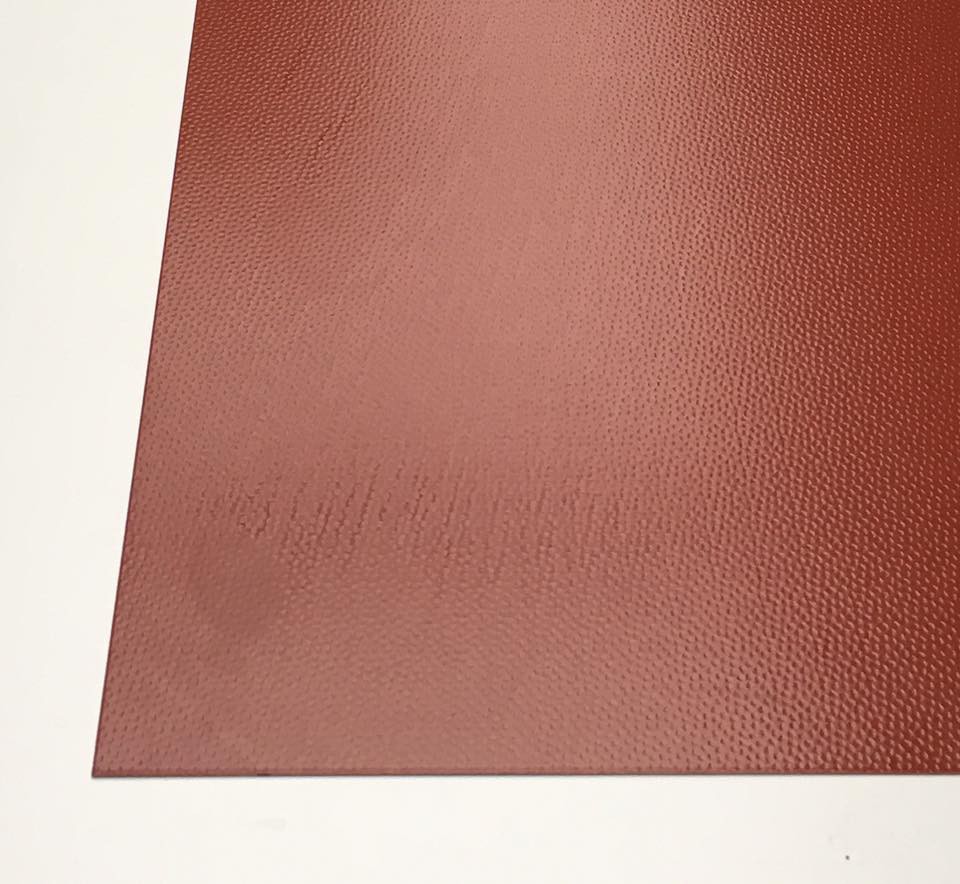 VLAKKE PLAAT 0.7MM TERRA COTTA
