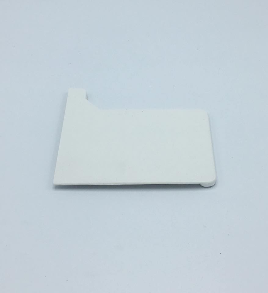 SET SLUITSTUKKEN L+R VOOR GORDIJNKAST WIT