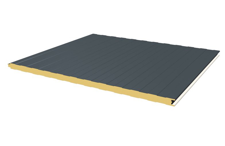 SANDWICHPANEEL 40mm TAND &GROEF MET ZICHTBARE BEVESTIGING