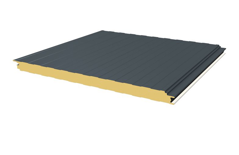 SANDWICHPANEEL 60mm TAND &GROEF MET ONZICHTBARE BEVESTIGING