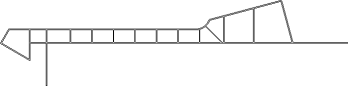 STORMPLANK 21CM WIT