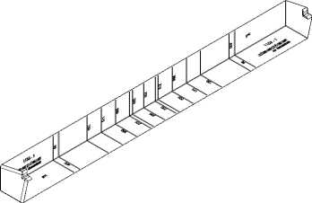 HOEK UNIVERSEEL 50cm WIT