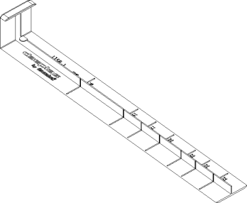 VOEGSTUK 30cm ANTRACIET GRIJS FOLIE
