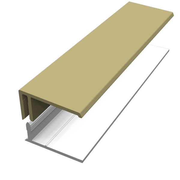 3930 2 DELIG U PROFIEL CAPPUCINO 600×600