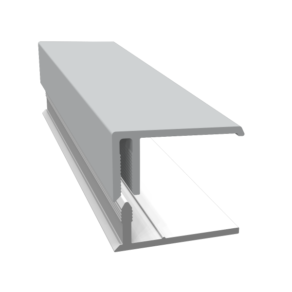 3947 2 DELIG U PROFIEL CEMENTGRIJS 600×600
