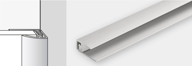 2-DELIG ALUMINIUM U-PROFIEL
