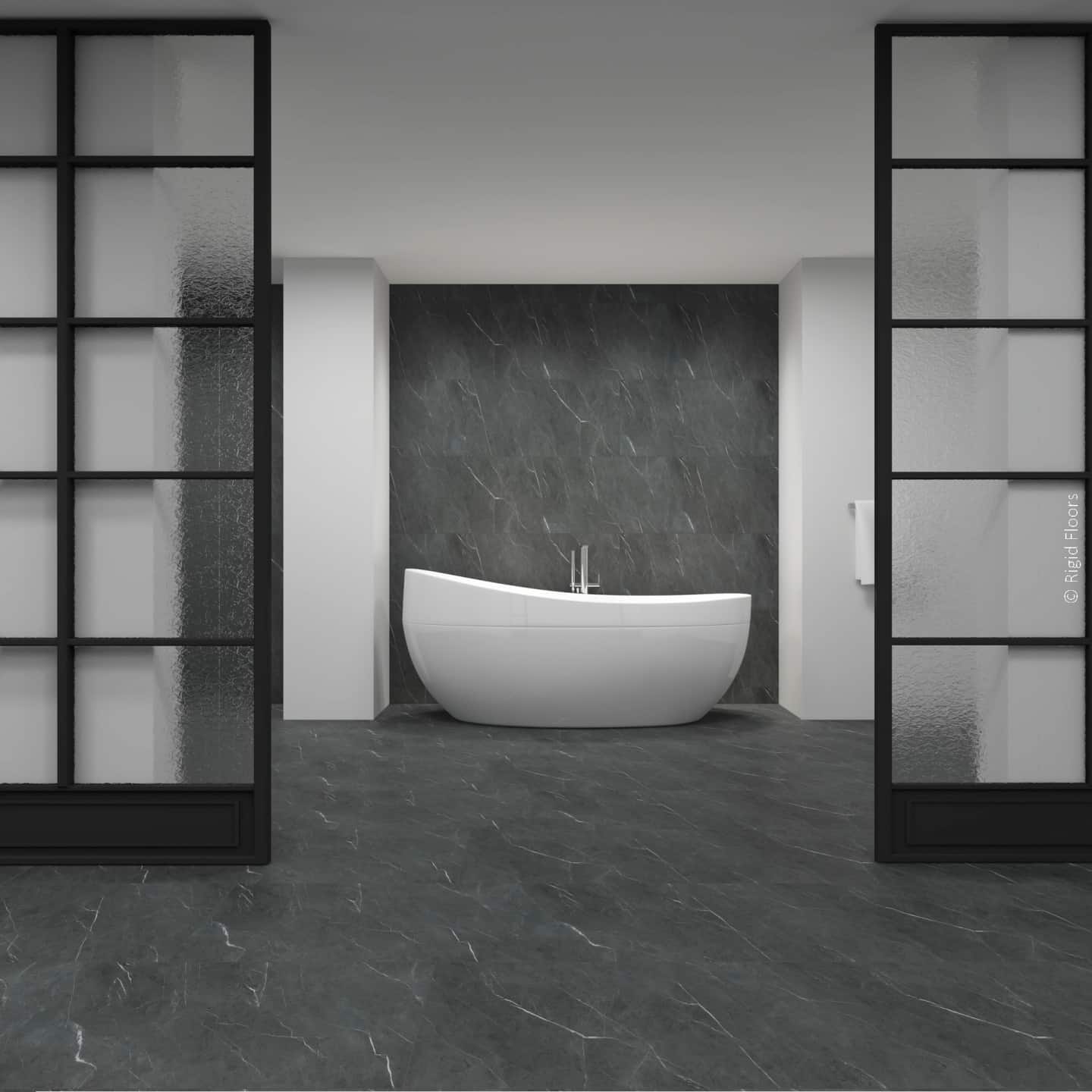 SPC Tiles 7 Mm Black Marble A16897 4